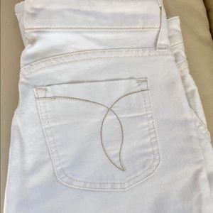 Edun bright white jeans
